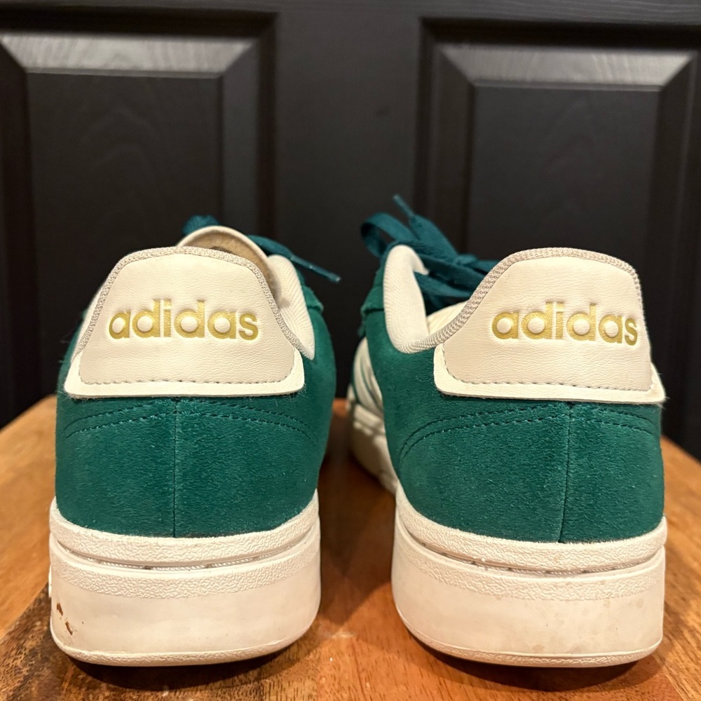 Adidas Grand Court Alpha 00s sneakers - 9 green suede with white stripes - Picture 9 of 11